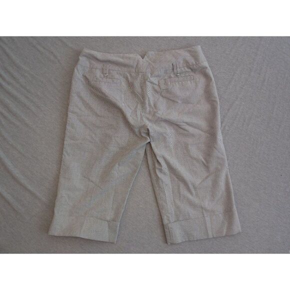 Essentials By ABS Capri Pants Sz 14 Women Striped Straight Leg Boho - Picture 7 of 7